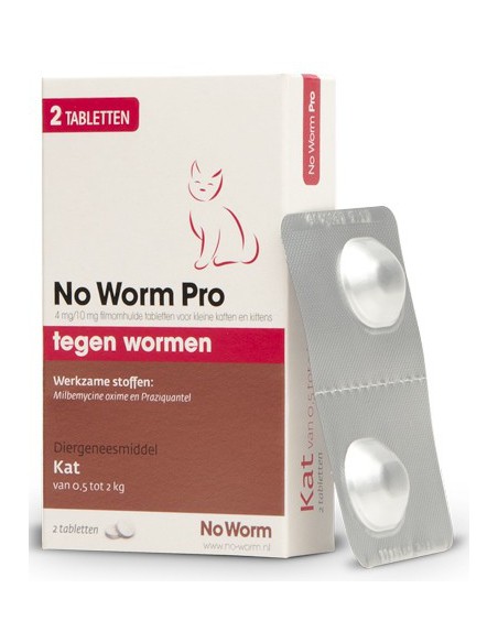 Emax No Worm Pro Kitten 2 Tabletten blister