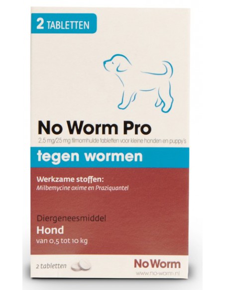 Emax No Worm Pro Small & Puppy 2 Tabletten