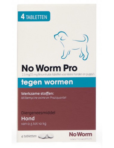 Emax No Worm Pro Small & Puppy 4 Tabletten