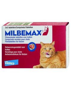 Milbemax Kat Groot 4 Tabletten