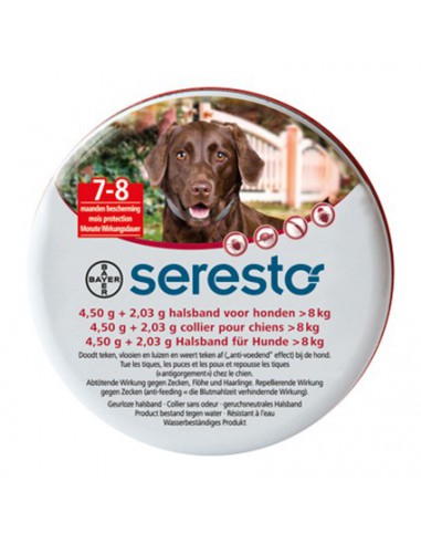 plug Meenemen het winkelcentrum Seresto grote hond – Anti Teken en Vlooienband | Zelfde dag verzonden!