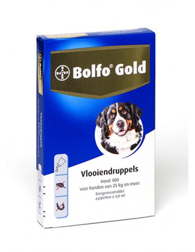 Bolfo Gold Hond 400 – 25 Tot 40kg – 4...