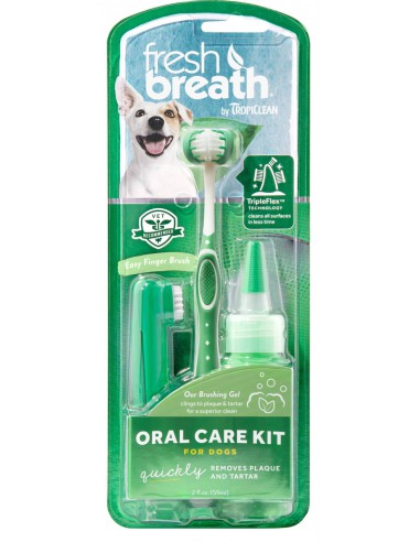 Tropiclean Fresh Breath Oralcare Kit Dogs