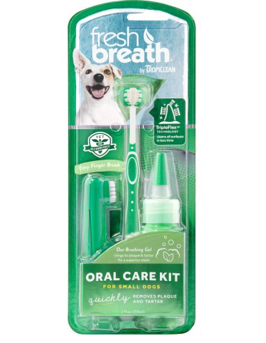 Tropiclean Fresh Breath Oralcare Kit Small Dogs