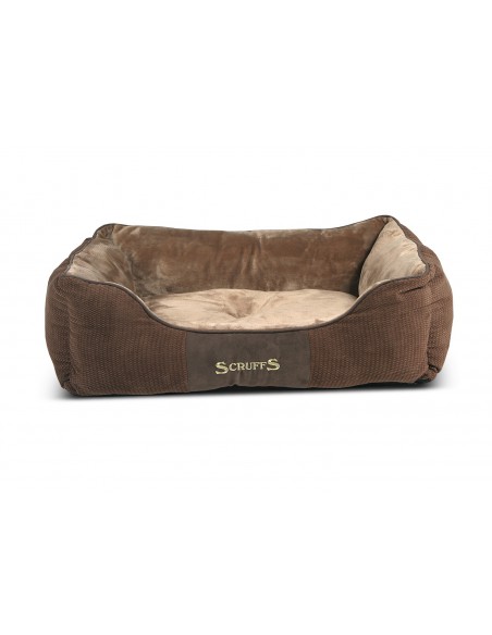 Scruffs Chester Box Bed Chocolate Large 75 X 60 CM