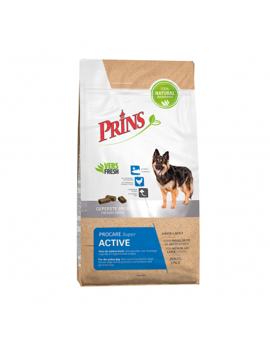 Krimpen Weinig pijnlijk Prins Procare Super Active 15KG | Droogvoer voor actieve honden