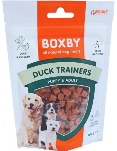 Albany Sneeuwwitje fusie Boxby Duck Trainers 100 Gram | Beloningssnoepjes voor kleine honden