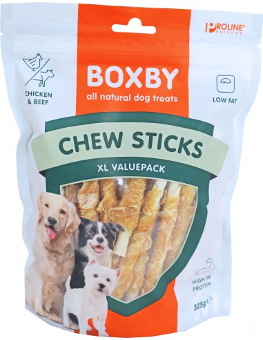 Boxby Valuepack Chew sticks Met Kip 325 Gram