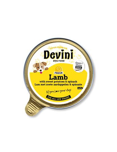 Devini Dog Lamb 85 Gram