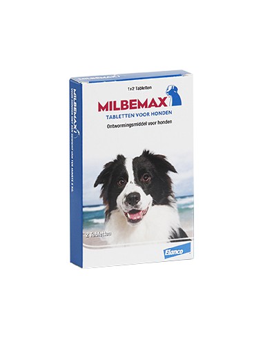 Milbemax Hond Groot 2 Tabletten