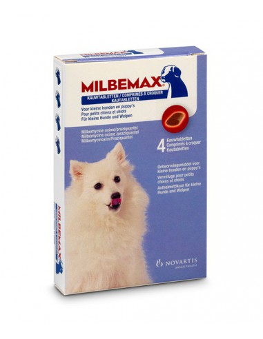 Milbemax Hond Klein 4 Tabletten