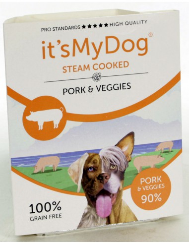 It's My Dog Steamed Pork & Veggies...