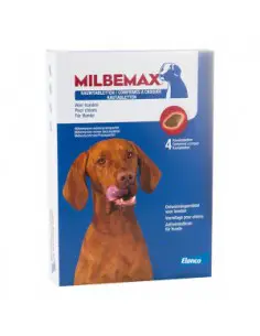Milbemax Hond Groot 4 Kauwtabletten