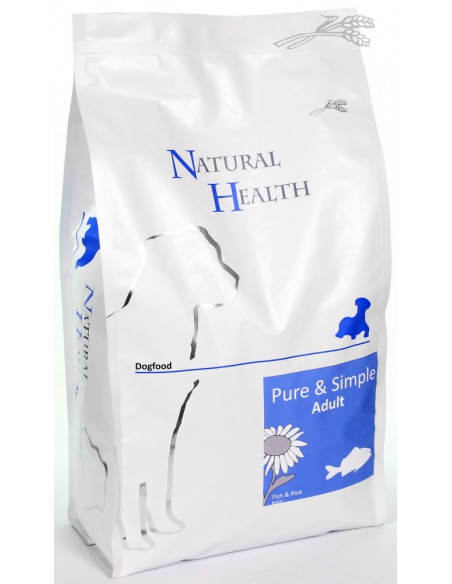 Natural Health Dog Fish & Rice 2,5 KG