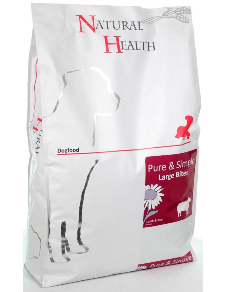 Natural Health Dog Lamb & Rice Large Bite 7,5 KG