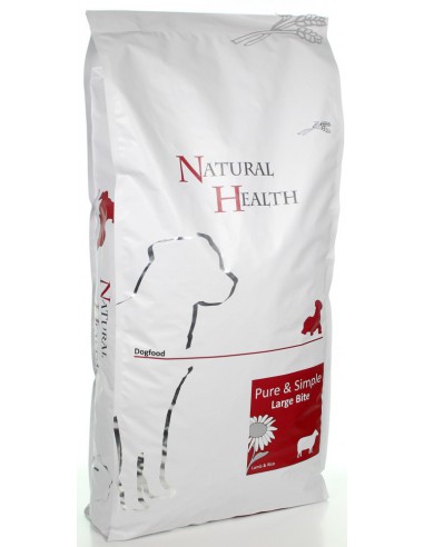 Natural Health Dog Lamb & Rice Large bite 12,5 KG
