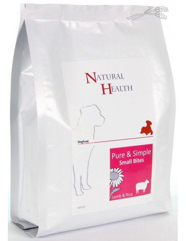 Natural Health Dog Lamb & Rice Small Bite 400 Gram