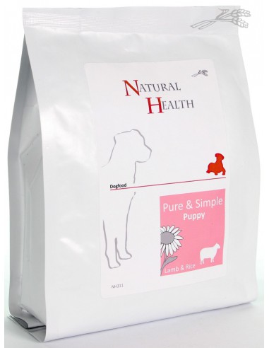 Natural Health Dog Lamb & Rice Puppy 400 Gram