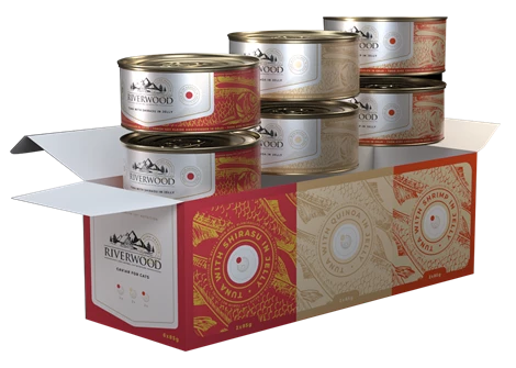 Riverwood Caviar Multipack Shirasu & Quinoa & Schrimp 6x85 Gram