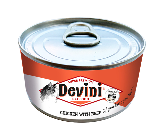 Devini Cat Chicken With Beef 70 Gram