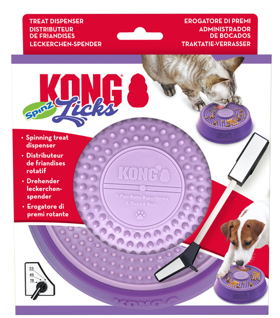 Kong Hond Licks Spinz Paars