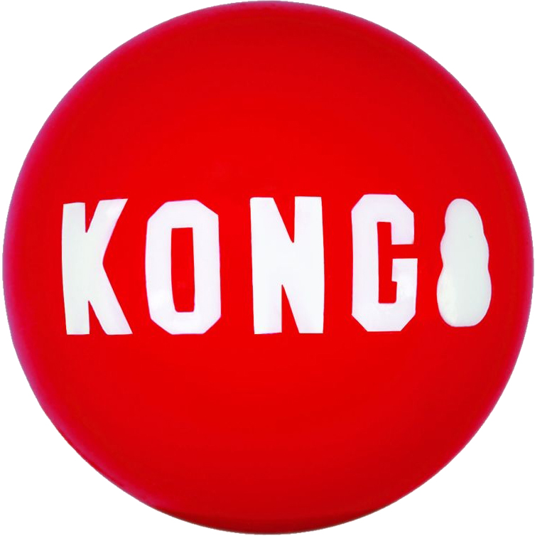 Kong Singature Balls 2 Pack Large 8,5 CM
