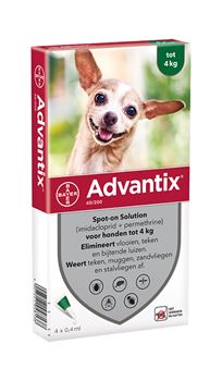 Advantix Spot-On Hond 40 4 Pipetten