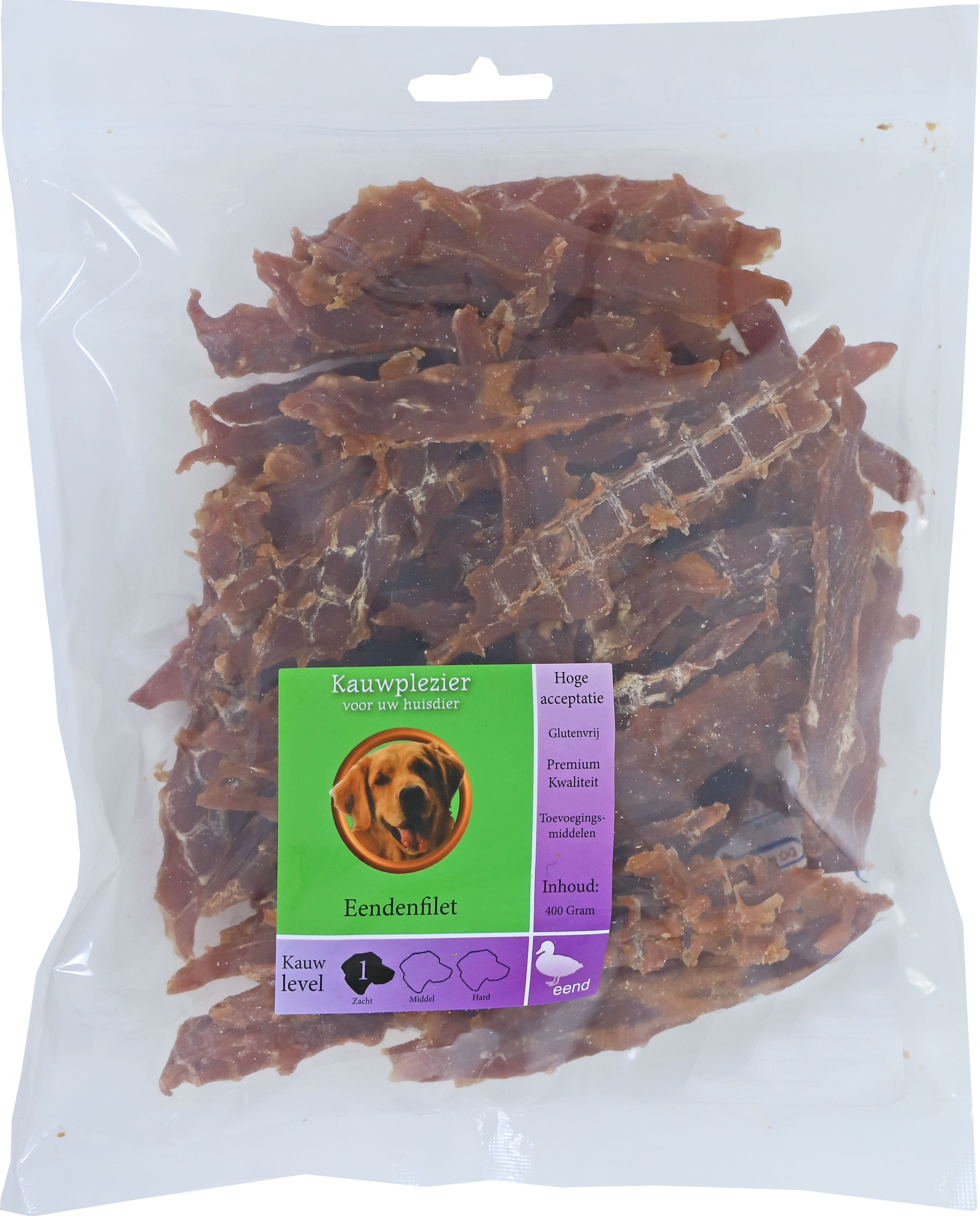 Natuurlijke Snack Eendfilet 400G