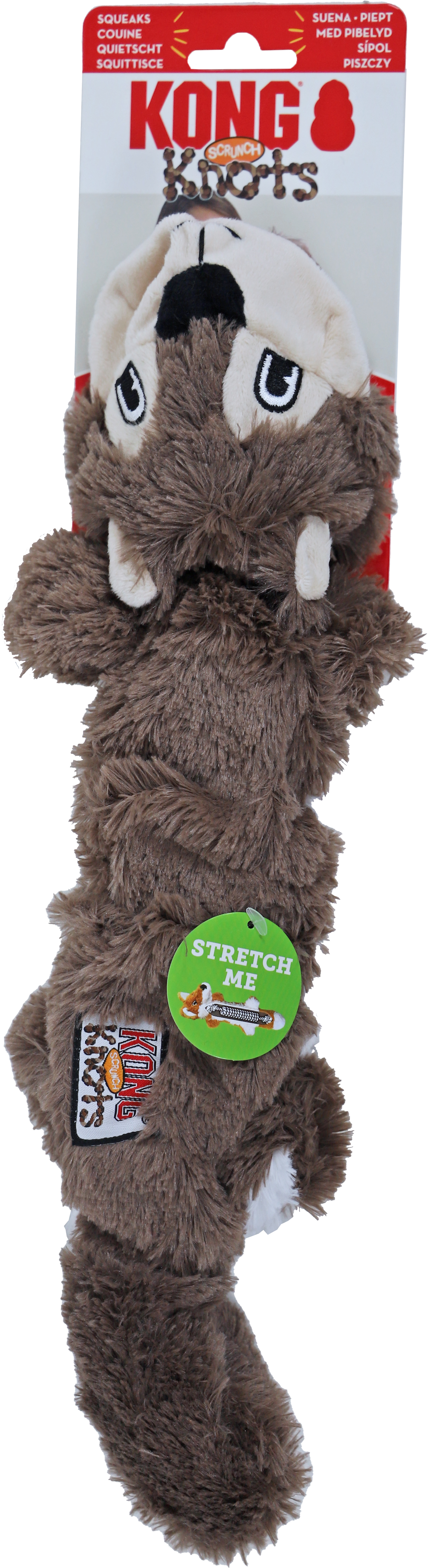 Kong Scrunch Knots Eekhoorn M/L 45,7 CM