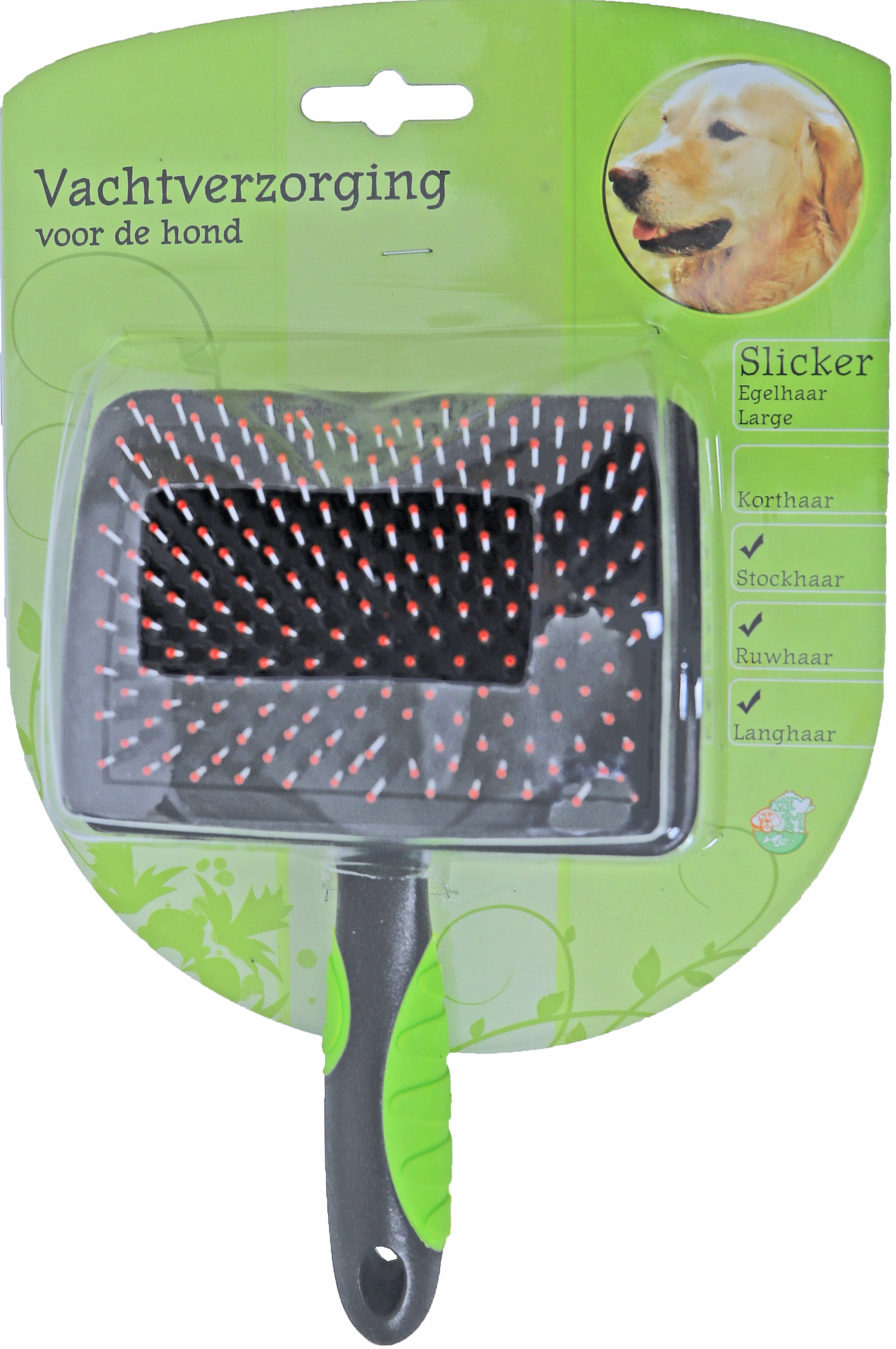 Hondenborstel Slicker Egelhaar Large