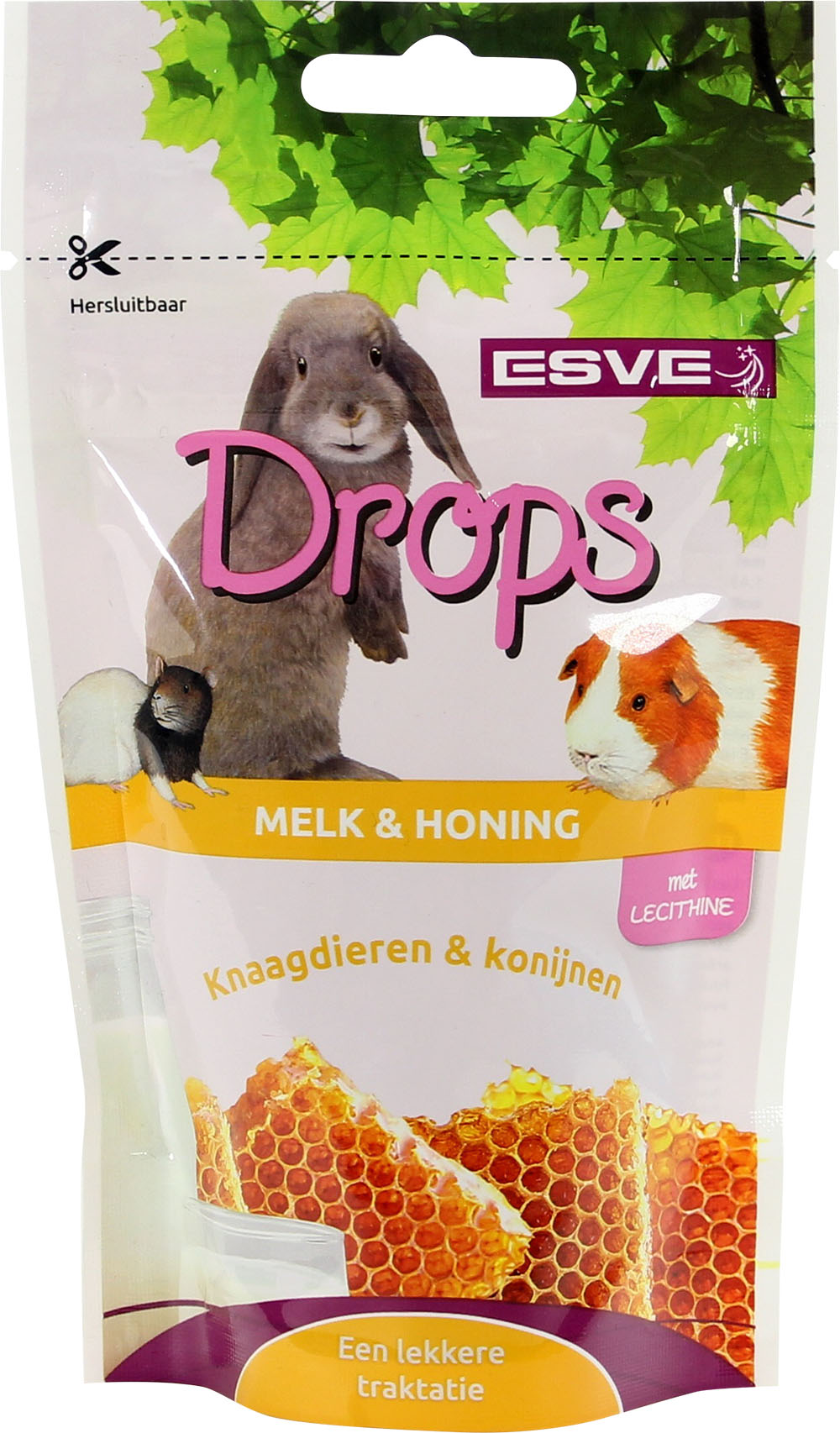 ESVE Knaagdier Drops Melk & Honing 75 Gram