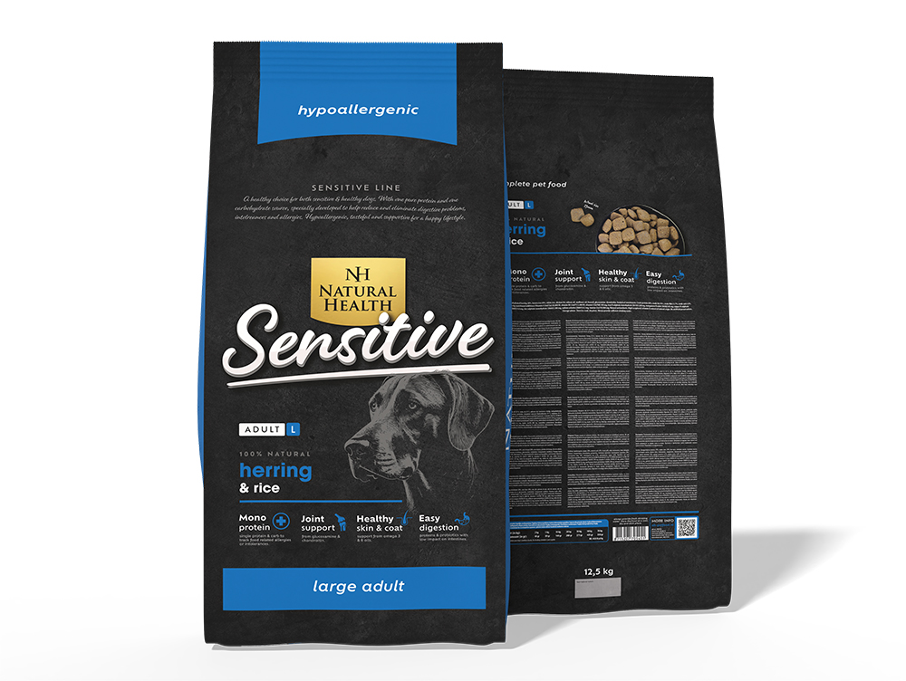 Natural Health Dog Lamb & Rice Large Bite