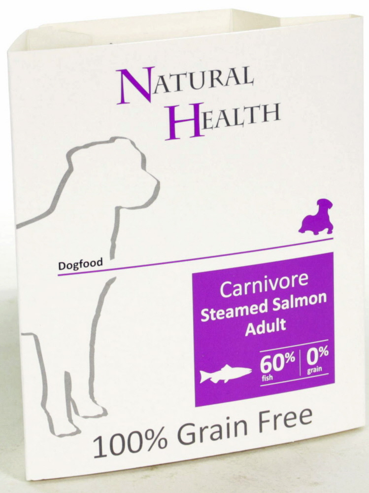 Natural Health dog Steamed Carnivore Salmon 395 Gram