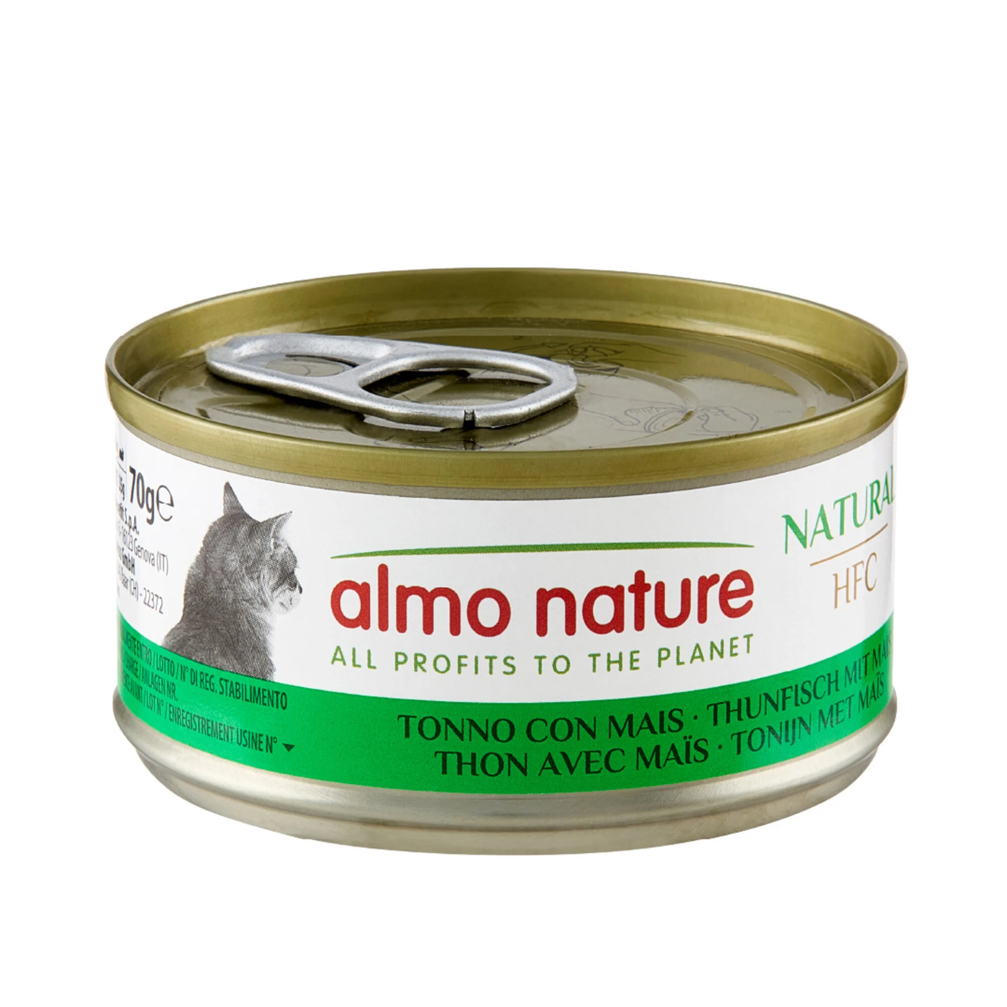 Almo Nature HFC Cat Tonijn en Mais 70 Gram