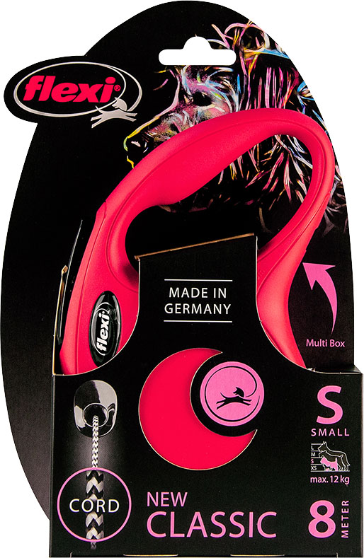 Flexi New Classic Koord Small Rood 8 Meter
