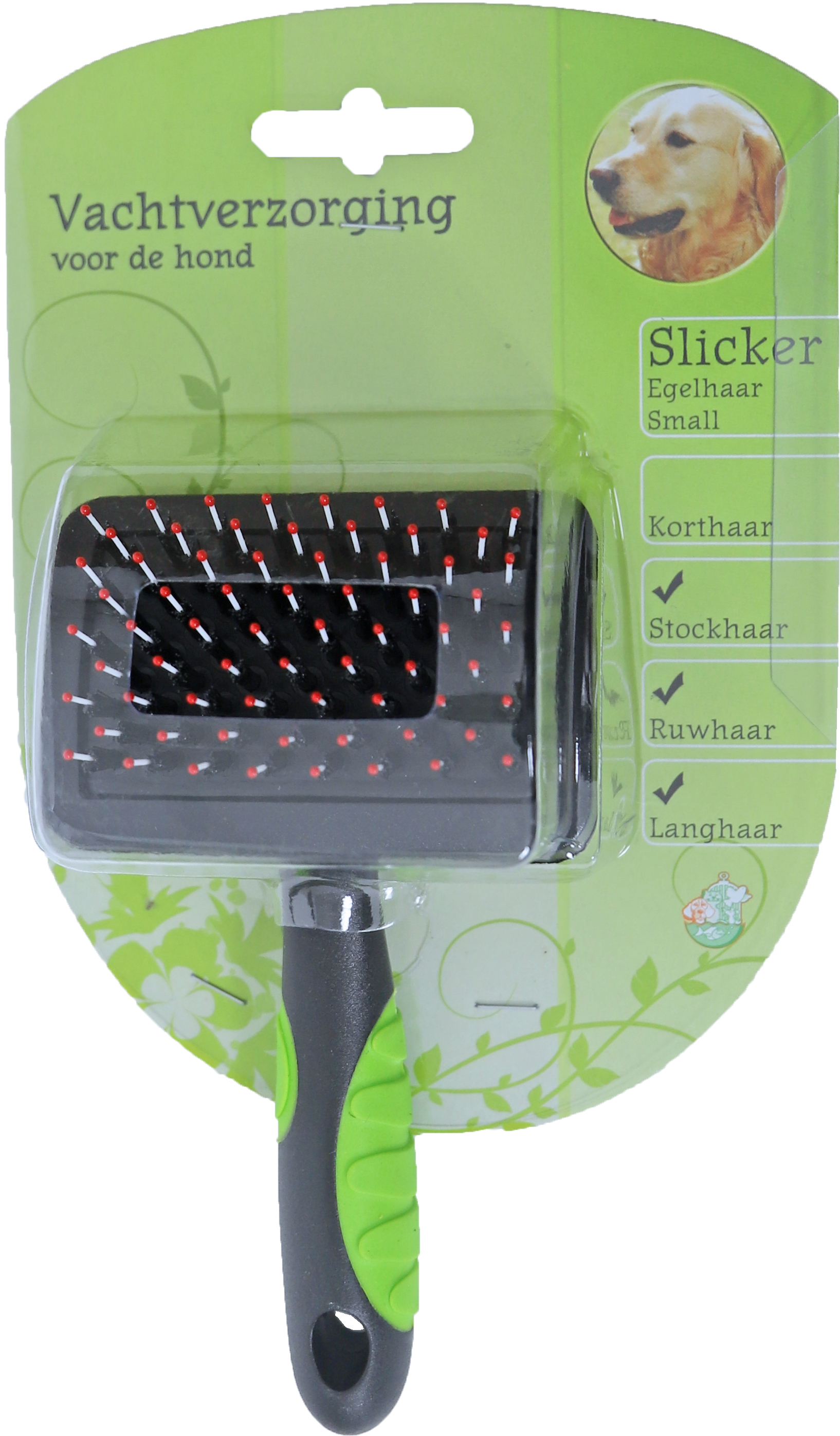 Hondenborstel Slicker Egelhaar Small