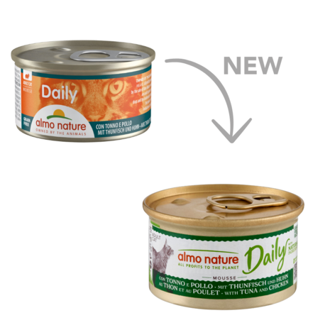 Almo Nature Daily Mousse Met Tonijn/Kip 85 Gram