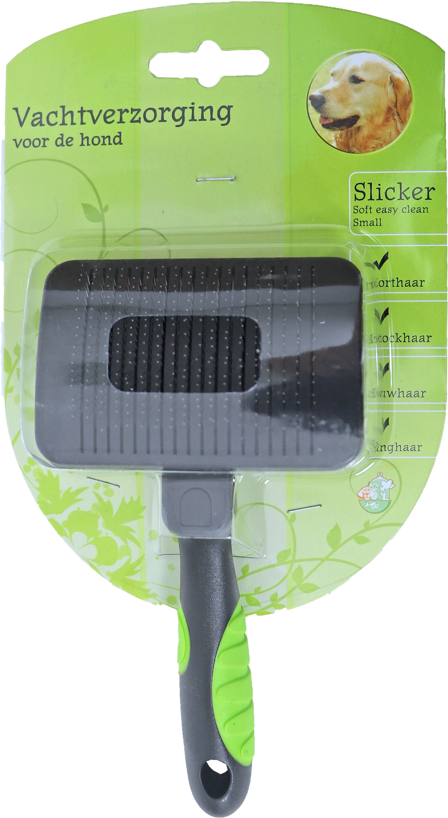 Hondenborstel Slicker Soft Easy Clean Small