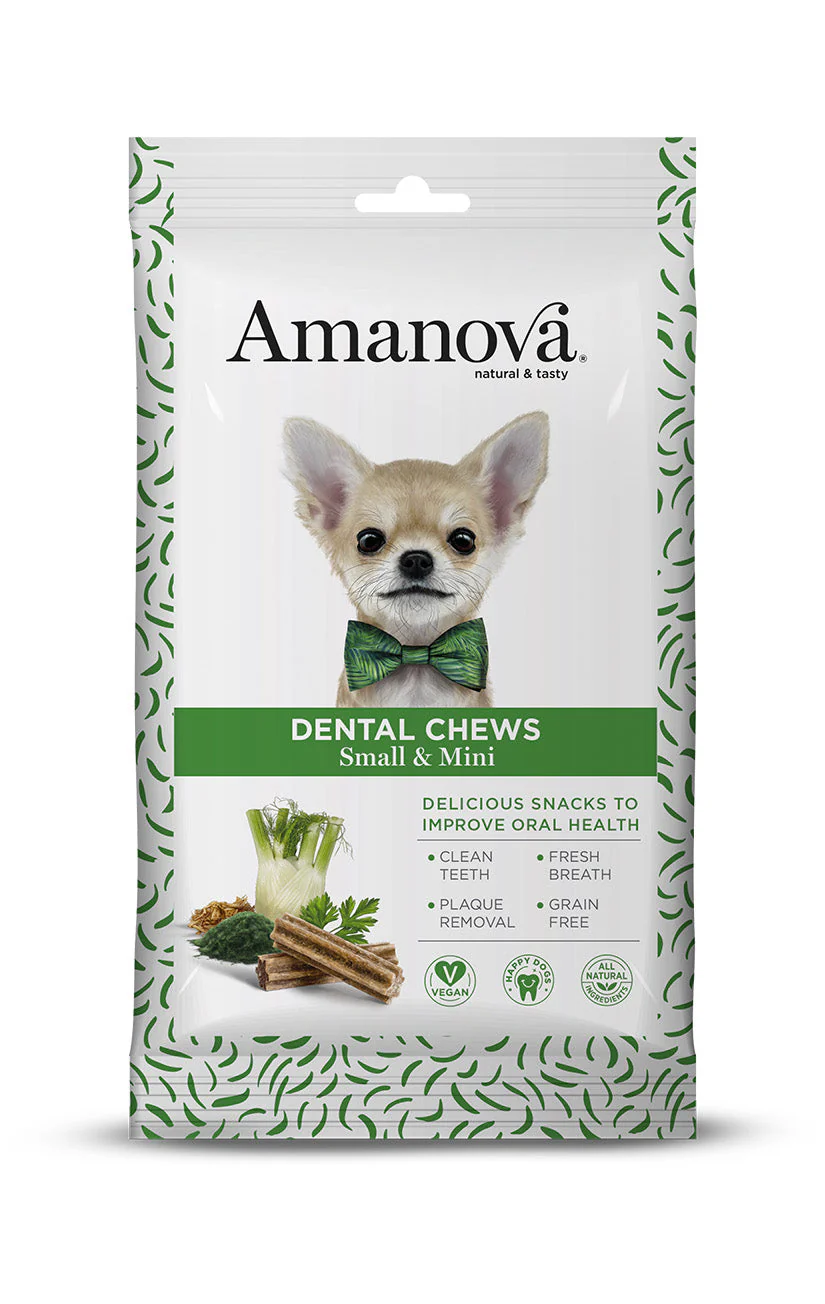 Amanova Dog Dental Chews Small en Mini 110 Gram