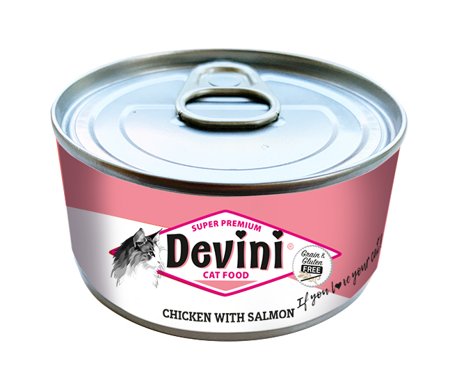 Devini Cat Chicken With Salmon 70 Gram