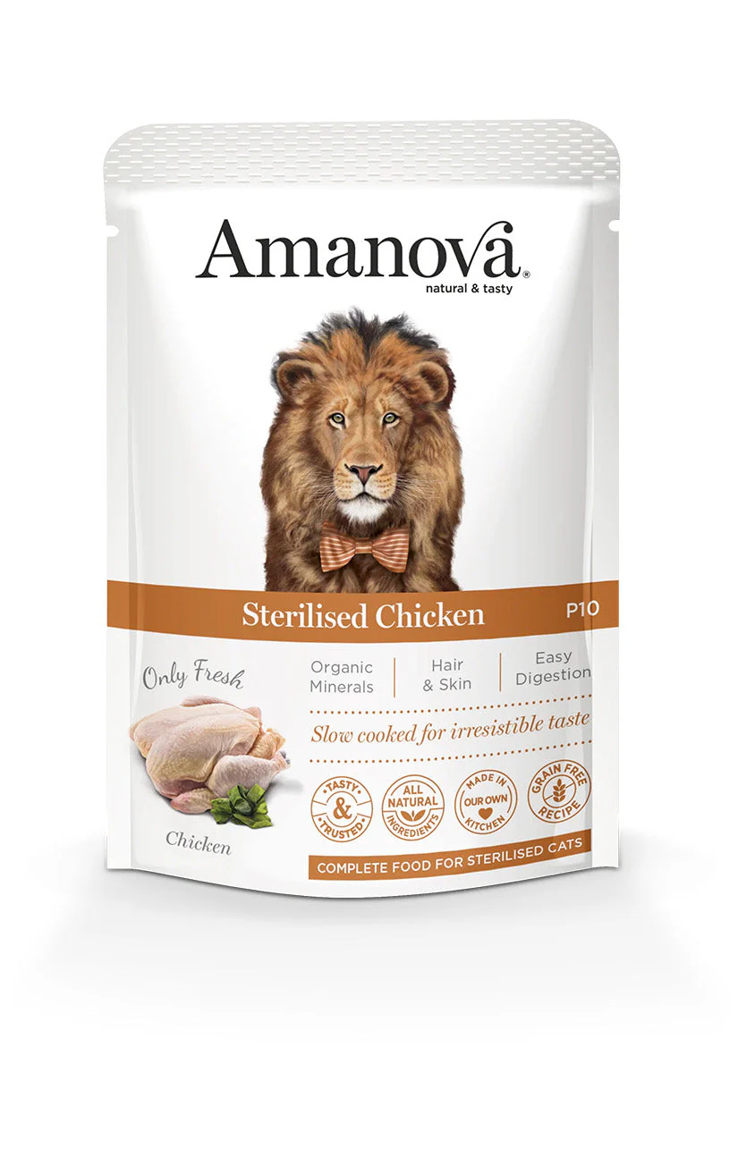 Amanova Cat Sterilised Chicken 85 Gram