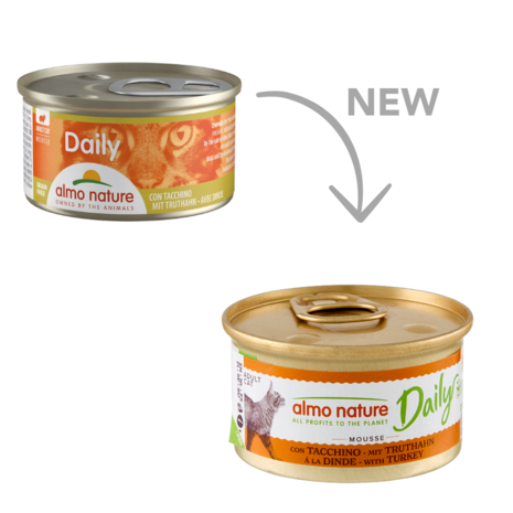Almo Nature Daily Mousse Met Kalkoen 85 Gram