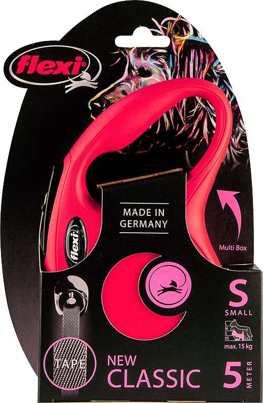 Flexi New Classic Band Small Rood 5 Meter