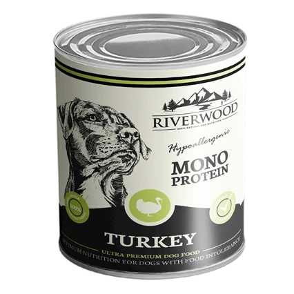 Riverwood Blik Dog Mono proteïne Turkey 400 Gram