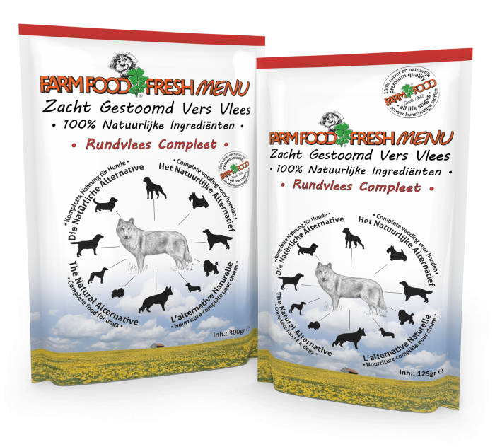 Farm Food Fresh Menu Rund Compleet 125 Gram