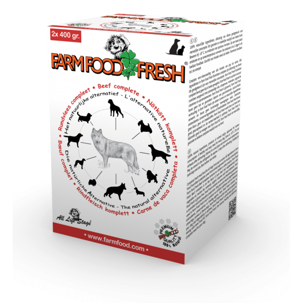 Farm Food Fresh Rundvlees - Rauwvlees Voor Honden