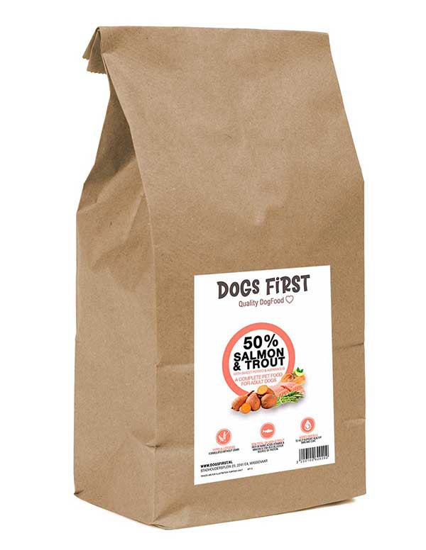 Dogs First Zalm met Forel, Zoete Aardappel & Asperge