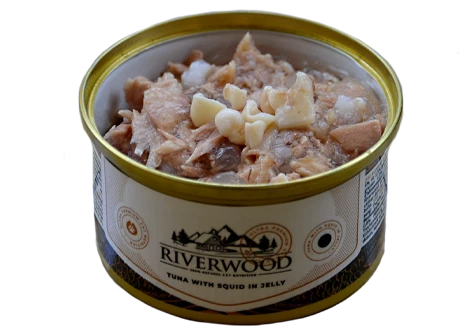 Riverwood Caviar For Cats Tuna With Squid In Jelly 85 Gram