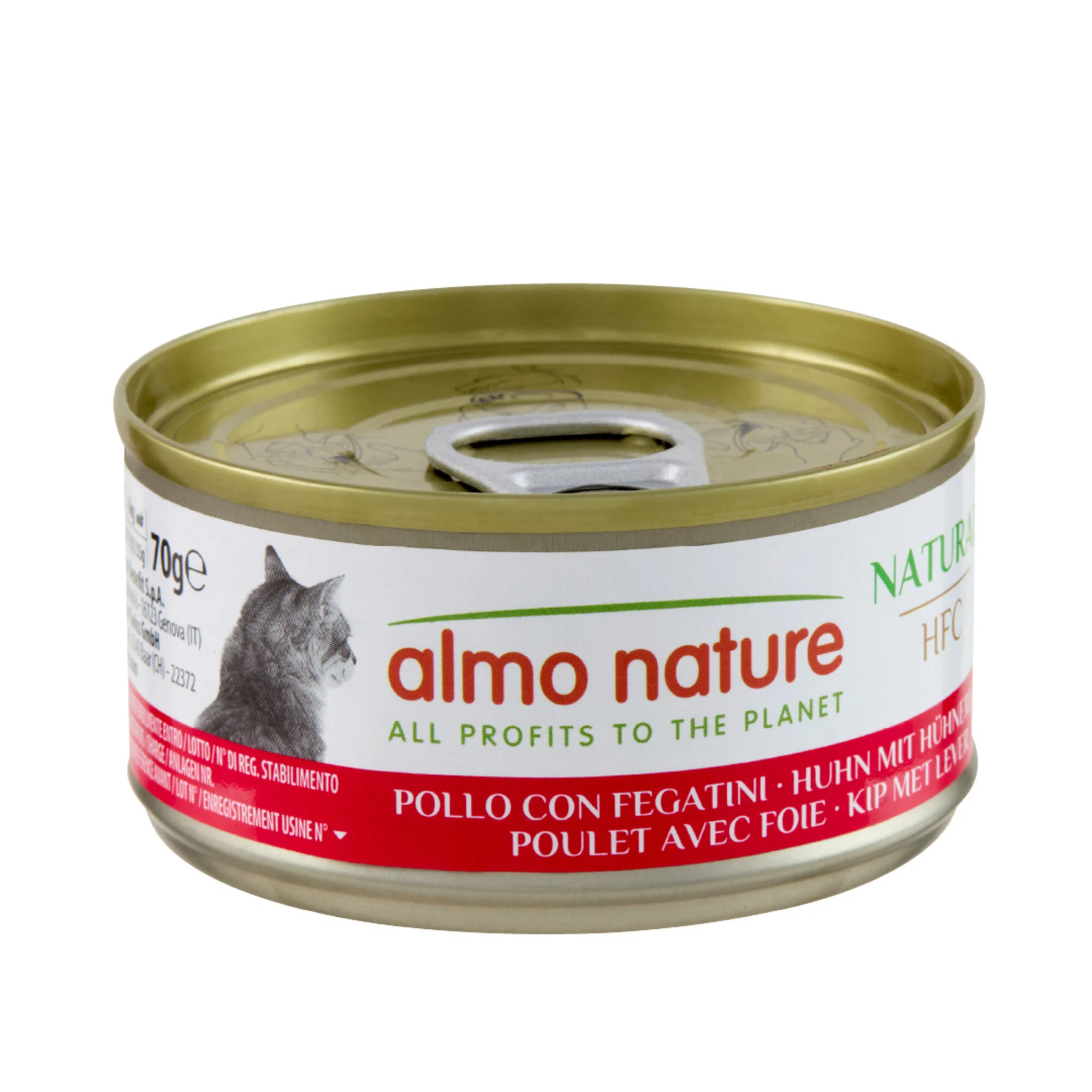 Almo Nature HFC Cat Kip en Lever 70 Gram