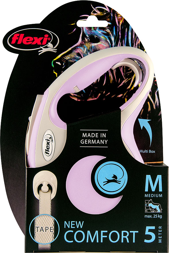 Flexi New Comfort Band Roze Medium 5 Meter